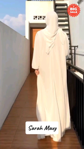 Desain Kekinian Gamis Remple Polos Terbaru Ukuran Jumbo