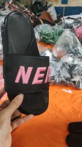 Dép NERDY nam nữ hời trang cao cấp quai da chữ thêu nổi đế cao 4cm tôn dáng đi êm chân hàng chuẩn bao kiểm tra .