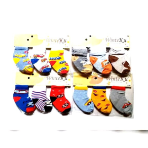 Kaos Kaki Bayi Winteku 3 in 1 Untuk Usia 0-12 Bulan