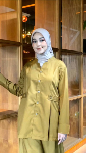 NRS Series - Baju PDH Wanita Kekinian Seragam Dinas Pemda PNS