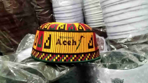 Peci Aceh Meketop Aceh - Kuning