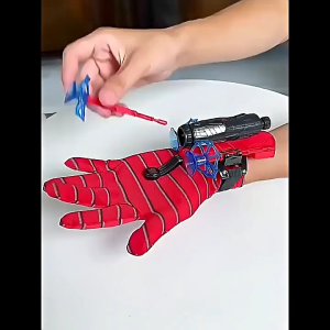 <🇱🇷READY STOCK> Spider Man Web Shooter Toy With Glove Funny Toys For Kids Penembak Sarung