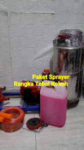 paket Sprayer steam  cuci motor mobil 22 Rangka Tebal  Siku