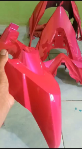 cover full body halus motor Honda beat eco esp warna pink violet tahun 2016-2017-2018