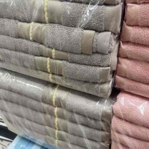 ผ้าเช็ดตัวงานโรงแรมผ้าคอตตอน 100% ซับน้ำอยางดีขนาด27x54