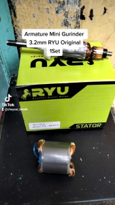 Armature Mini Die Grinder 3.2mm RYU Original Part RYU RDG 3.2