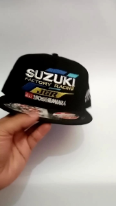 PROMO TOPI SNAPBACK DISTRO MURAH / TOPI SUZUKI RACING FULL BORDIR
