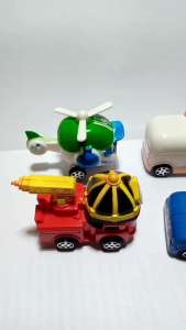 Mainan anak Poli car Pullback isi 4 pcs