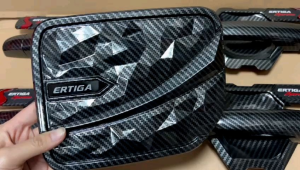 Paket Outer Handle Tank Cover Ertiga Lama Old 2011 2015 2016 2017 Carbon Glossy .