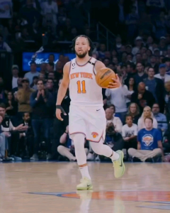 JERSEY BASKET BRUNSON #11 NEW YORK PUTIH