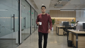 Kurta Melayu Men (Slim fit) with front pocket