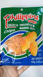 Philippine Brand "Dried Mango Chips" - 100grams