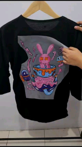 Atasan Oversize Lengan 7/8 & Kaos Oversize Wanita Model Panjang Belakang