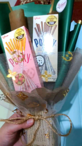 Buket kado valentine hadiah cantik minimalis murah