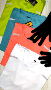 Paket 3 PCS Baju Olahraga Pria dan Wanita Baju Dryfit Premium Kaos Gym Fitness Senam Badminton Runing Jersey Sepak Bola
