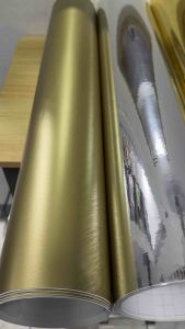 Glossy Chrome Mirror gold silver Matte Gold Vinyl Wrap Sticker Decals
