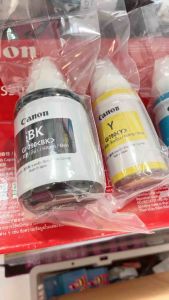หมึกเติมCanon G2000 G1000 G2010 G3000 G3010 G4000 G4010 790 BKCMYแคนนอน ink หมึกอิงค์เจ็ท 4สี CMYK สีละ 1 ขวด_ไม่มี