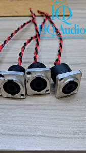 Jack  loa Speakon  âm  chân  đồng  hàn  loa  sẵn dây  loa 1.0(dây dài  50cm)