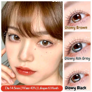 Softlens Elcoco Olens Glowy Brown Grey Black Dia. 14.5mm Normal & Minus ( -0.50 s/d -10.00 ) Soflens EyelighterSoftlens Elcoco Olens Glowy Brown Grey Black Dia. 14.5mm Normal & Minus ( -0.50 s/d -10.00 ) Soflens Eyelighter