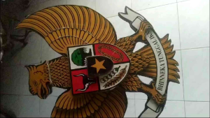 HIASAN DINDING LAMBANG BURUNG GARUDA PANCASILA uk 35x35