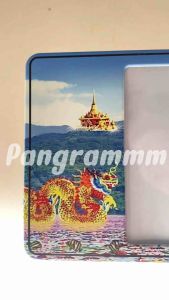 กรอบป้ายทะเบียนประมูลแท้แบบต่อข้างนครสวรรค์แบบยาวสำหรับใส่ป้ายประมูลโดยเฉพาะ จำนวน 1 คู่ หน้าหลังพร้อมอุปกรณ์ติดตั้ง