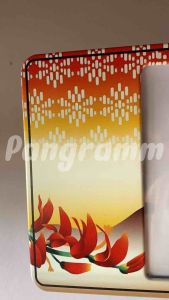 กรอบป้ายทะเบียนลำพูนต่อลายแบบยาวสำหรับใส่ป้ายประมูลโดยเฉพาะ จำนวน 1 คู่ หน้าหลังพร้อมอุปกรณ์ติดตั้ง