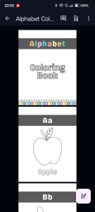 Fun alphabet word colouring 🖍️ | Colour the picture learn the letter! Printable PDF