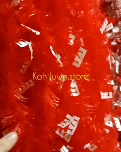 SLINGER TINSEL BENDERA RI DOMINAN MERAH DEKORASI 17 AGUSTUS KEMERDEKAAN INDONESIA/DIRGAHAYU RI