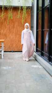 GAMIS ANAK TANGGUNG SETELAN ANAK REMAJA OVERALL ELIZA USIA 7 TAHUN-REMAJA BILHIKMA