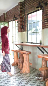 Kebaya kutubaru kondangan engagement wisuda // couple kebaya kemeja wanita pria modern // set kebaya brokat terbaru kekinian
