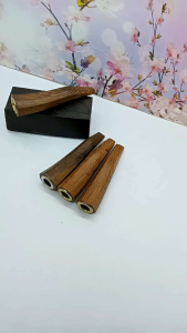 Once pipa cangklong kayu kelor Jawa model segi delapan 7cm D64