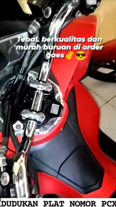 Dudukan plat nomor PCX150-160