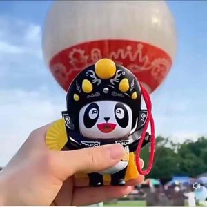 [MY STOCK] Traditional Cultural Sichuan Opera Face Mask Changing Panda Toy Multiple Expression Doll Fun Gift Collection