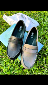 AROMA POLO Ladies Comfort Full Cover Shoes (AP26-8603) Col: (BLA/GRY) Size:(36-41)