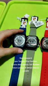 Jam Tangan Leopard Crono Aktif Tanggal Aktif Waterproof Jam Tangan Pria Bisa Dibawa Berendam