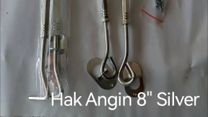 Hak Angin 8" Silver / Kait Jendela 20 cm / Hak Jendela / Cantolan Jendela Silver