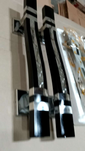 Model Baru 4 pcs Handle pintu set kunci Tarikan pintu rumah 2 pintu/Gagang pintu kamar set kunci handle pintu rumah pintu 1/Tarikan pintu rumah modern/Handle pintu model klasik/Gagang pintu set kunci/Handle pintu rumah 2 pcs