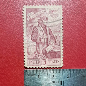 Prangko USA klasik Koleksi kuno Jadul 5 cents Tahun 1965 USED