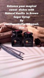 วานิลาแท้ในไซรัป แพ็คคู่พี่น้อง(100g+230g)มีอ.ย& OTOP …. Sam’s Vanulla Syrup บรรจุขวดSetแพ็คคู่SETประหยัดขนาด100กรัม+230 กรัม(NATURAL VANILLA INFUSED SYRUP )