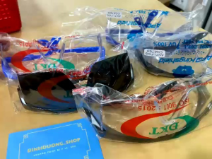 Kính mã ĐKT807 bảo hộ lao động kính nâu chắn gió bụi ánh sáng hiệu quả