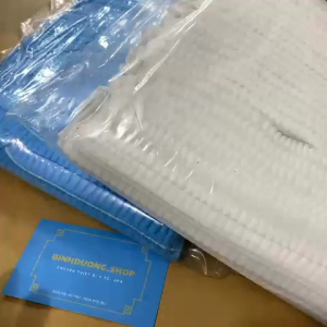 Nón giấy trùm tóc PT Medical con sâu màu trắng dùng trong Spa Y tế bịch 100 cái