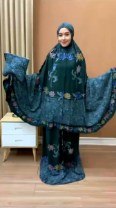 Mukena Batik Dewasa Rayon Samitex Premium Jumbo Halus Adem Terbaru