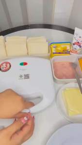 Hanabishi เครื่องทำแซนวิช รับประกันสินค้า 1 ปี รุ่น SW05