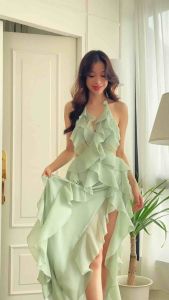 Deform_bangkok - Mint jelly fish dress