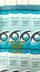 Mỡ tra mắt Ocufresh Lubricating Eye Gel -Carbomer 0.2% - Anh Quốc - Gel bôi trơn mắt làm dịu khô mắt và bảo vệ mắt