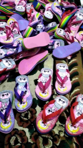 Zhn Sandal Anak Perempuan Wedges Lapis Labubu