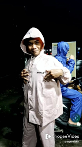 jas hujan AKULA ORIGINAL tebal tidak kaku bahan PVC anti tembes murah berkualitas