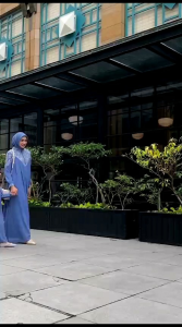 Bintang Exclusive Set Hijab Gamis Muslimah Viral Kekinian: Set Gamis Khadijah Edisi Anora dan Dress Gamis Cerruty Full Puring