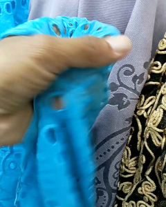 Bahan kain Katun Bordir Harga 05m