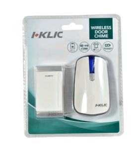 I-Klic (Ace Hardware) Kinetic Wireless Door Chime / Bel Pintu tenaga kinetis (Tanpa Baterai Selamanya)